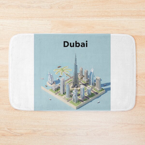 Item preview, Miniature 3D cartoon scene of Dubai designed and sold by Zazeyy.