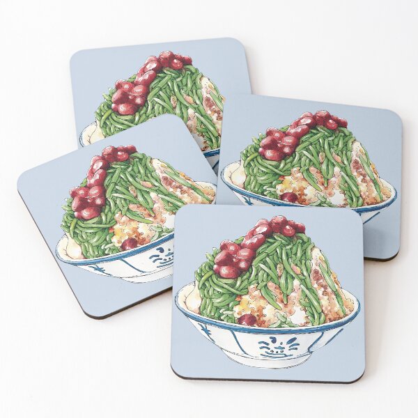 Item preview, Bowl of Traditional Asian Dessert - Cendol Shaved Ice designed and sold by Alicia Chee.