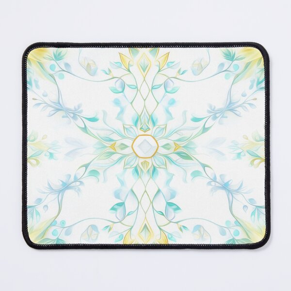 Item preview, Aqua Bloom Elegance – Soft Watercolor Floral Pattern designed and sold by Colorshow-relax.