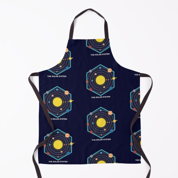 Item preview, Minimalist Hexagon Solar System Graphic designed and sold by Tablotique.