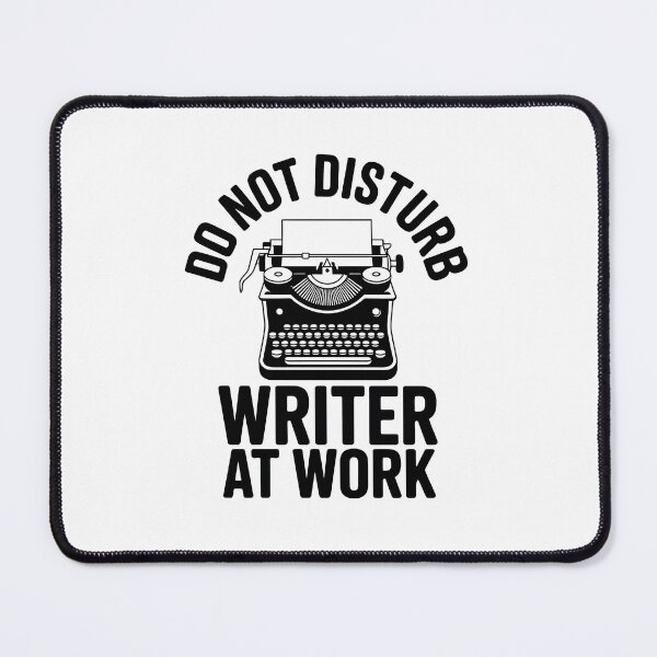 Item preview, Do Not Disturb Writer At Work designed and sold by jkrphoto.