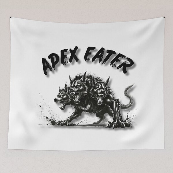 Item preview, APEX EATER: Three-Headed Cerberus Mythological Monster Art designed and sold by Animal Xeno Circus.