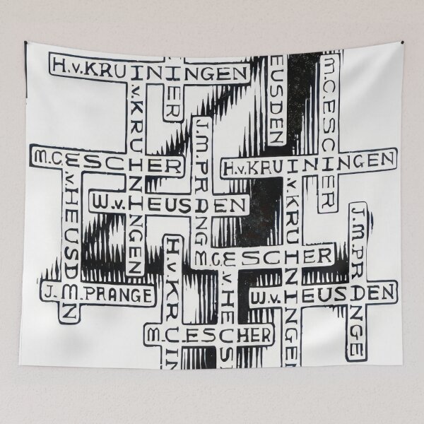 Item preview, 4 Graphic Artists   1952 - Maurits Cornelis Escher  designed and sold by nebelimr.