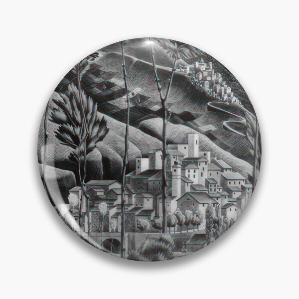 Item preview, Alfedena Abruzzi   1929 - Maurits Cornelis Escher  designed and sold by nebelimr.