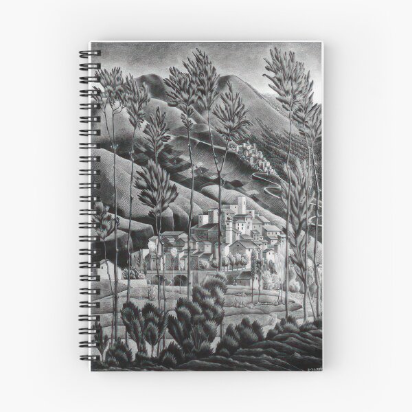 Item preview, Alfedena Abruzzi   1929 - Maurits Cornelis Escher  designed and sold by nebelimr.