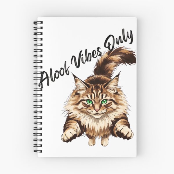 Item preview, Aloof Vibes Only: Majestic Cat with Green Eyes Quote Art designed and sold by Animal Xeno Circus.