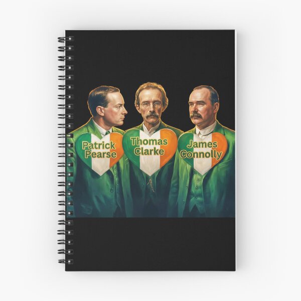 Item preview, 1916 Easter Rising Heroes Patrick Pearse Thomas Clarke James Connolly designed and sold by OliDesigns.