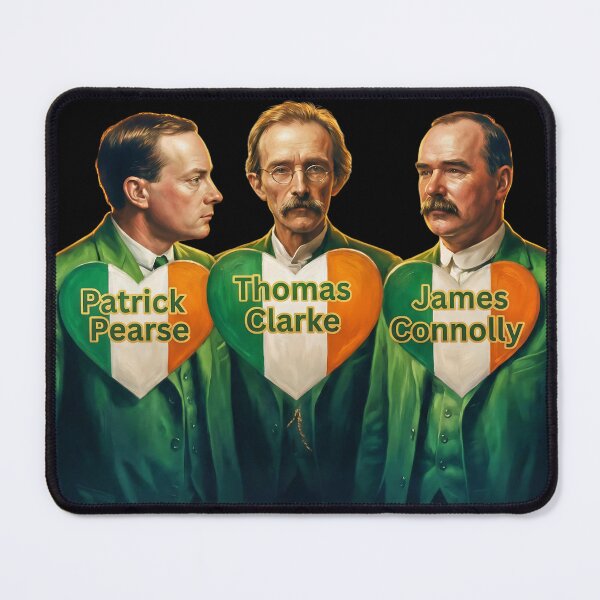 Item preview, 1916 Easter Rising Heroes Patrick Pearse Thomas Clarke James Connolly designed and sold by OliDesigns.