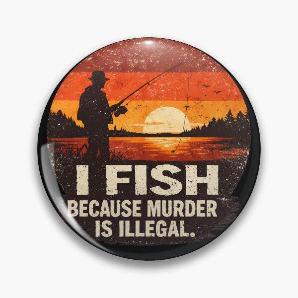 Item preview, Funny Fishing Quote Vintage Distressed Sunset Lake Scenery designed and sold by Ayshopcog.