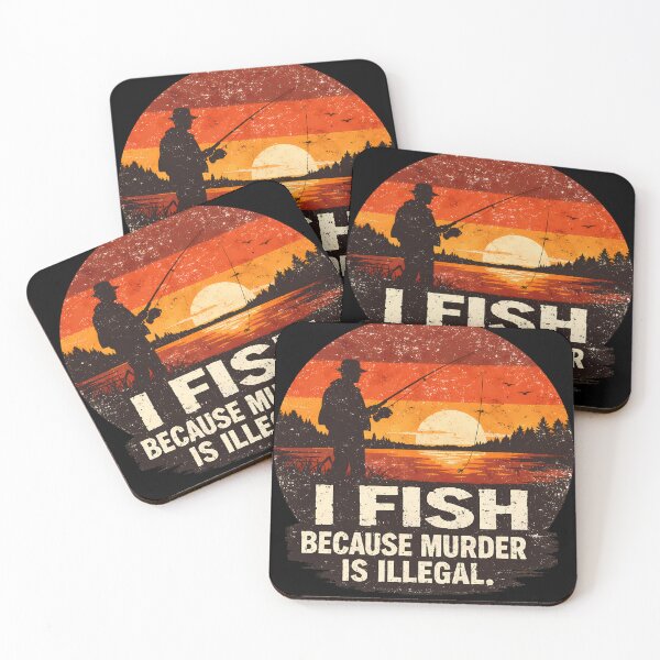 Item preview, Funny Fishing Quote Vintage Distressed Sunset Lake Scenery designed and sold by Ayshopcog.