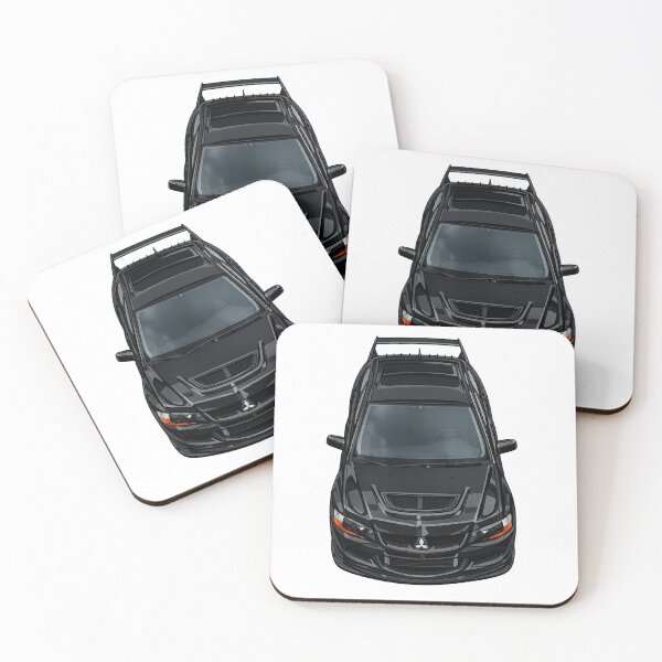 Item preview, Mitsubishi Lancer Evolution 8 Tarmac Black designed and sold by TheMitsuGuy.