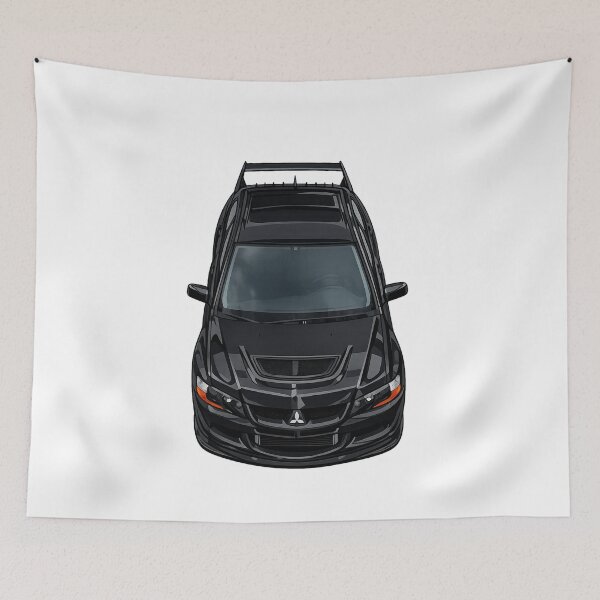 Item preview, Mitsubishi Lancer Evolution 8 Tarmac Black designed and sold by TheMitsuGuy.