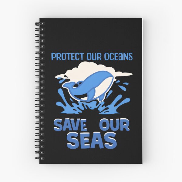 Item preview, Protect Our Oceans Save Our Seas Minimal Whale designed and sold by SkeletonsDanger.