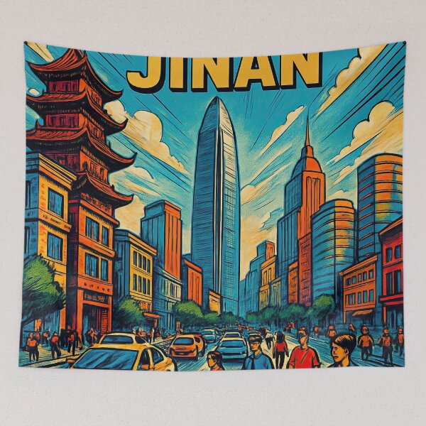 Item preview, Jinan, city | Comics - Cartoon style designed and sold by ComicsFactory.