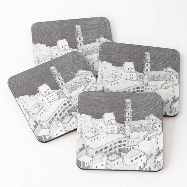 Item preview, Atrani, Coast of Amalfi   1931 - Maurits Cornelis Escher  designed and sold by nebelimr.