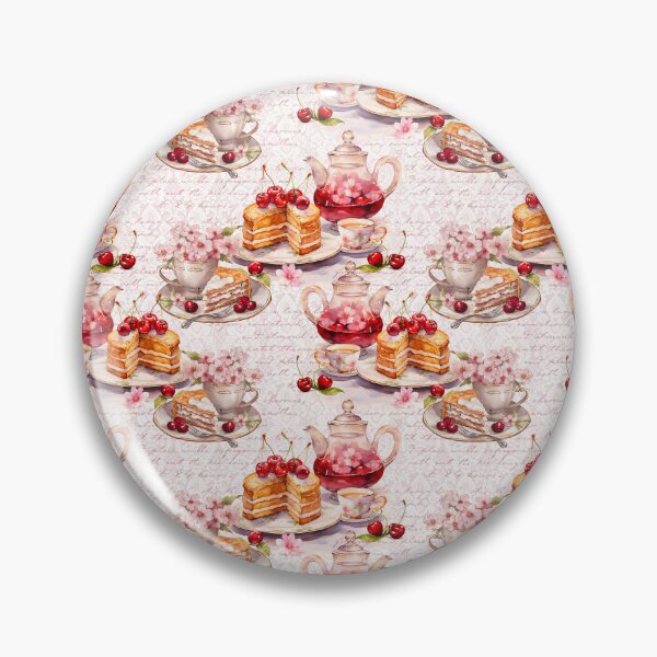 Item preview, Cherry Tea Party  designed and sold by LouieVanille.