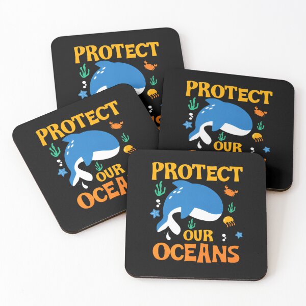 Item preview, Protect Our Oceans Playful Dolphin Save Our Seas designed and sold by SkeletonsDanger.