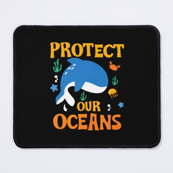Item preview, Protect Our Oceans Playful Dolphin Save Our Seas designed and sold by SkeletonsDanger.
