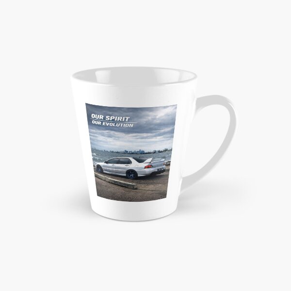 Item preview, Mitsubishi Evo 9 Apex Silver poster OUR SPIRIT OUR EVOLUTION designed and sold by TheMitsuGuy.