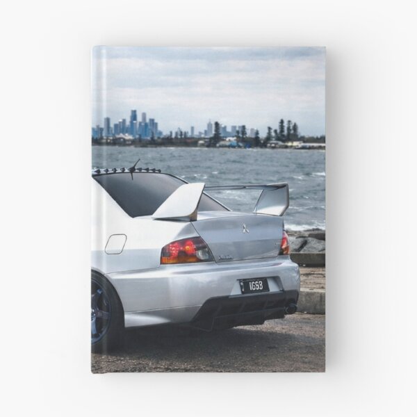 Item preview, Mitsubishi Evo 9 Apex Silver poster OUR SPIRIT OUR EVOLUTION designed and sold by TheMitsuGuy.