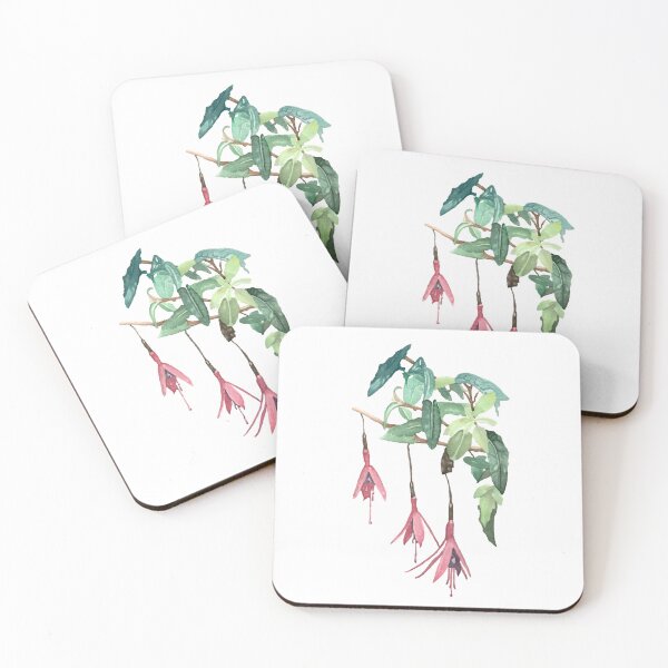Item preview, Fuchsias Watercolour Painting designed and sold by rachelmcintyreart.