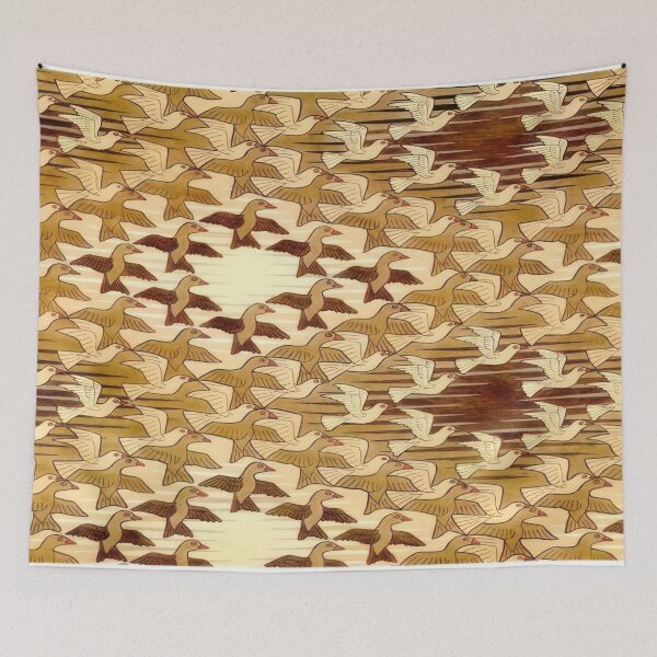 Item preview, Birds in Space   Op Art - Maurits Cornelis Escher  designed and sold by nebelimr.
