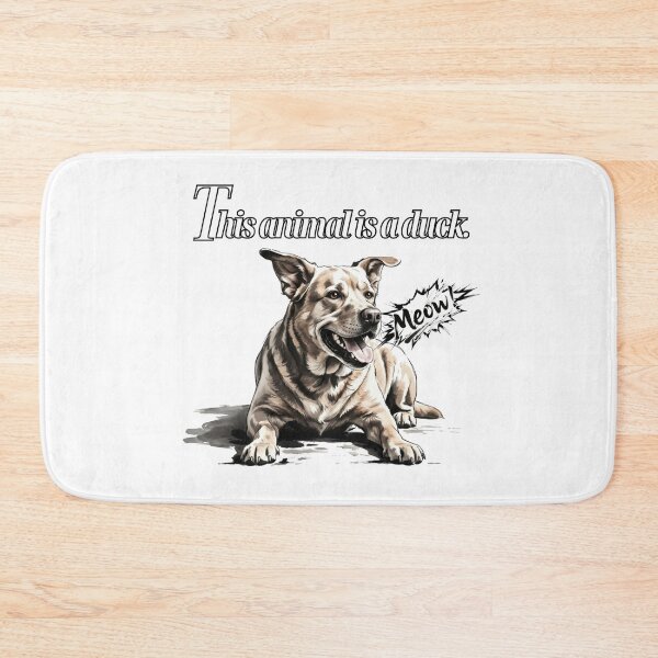Item preview, This Animal Is A Duck: Dog Meow Funny Sarcasm T-Shirt designed and sold by Animal Xeno Circus.