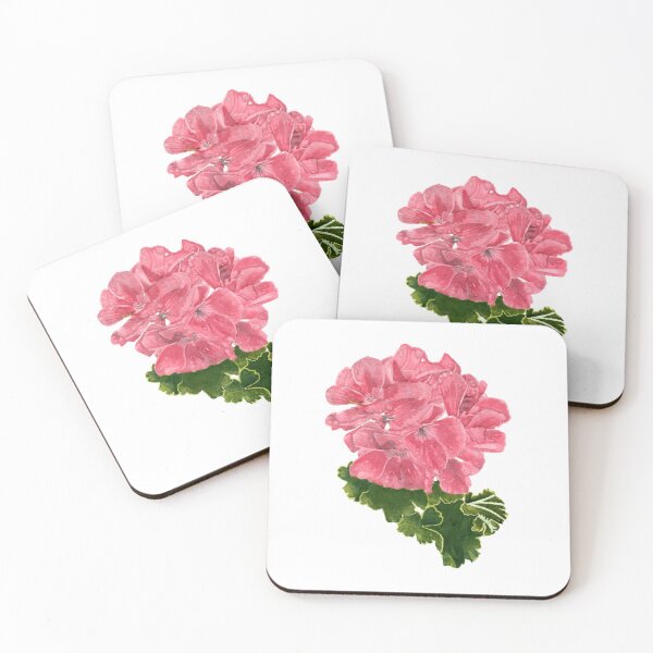 Item preview, Geraniums Watercolour Painting designed and sold by rachelmcintyreart.