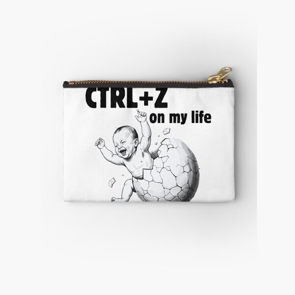Item preview, CTRL+Z on my life: Funny Life Reset Button Design designed and sold by Animal Xeno Circus.