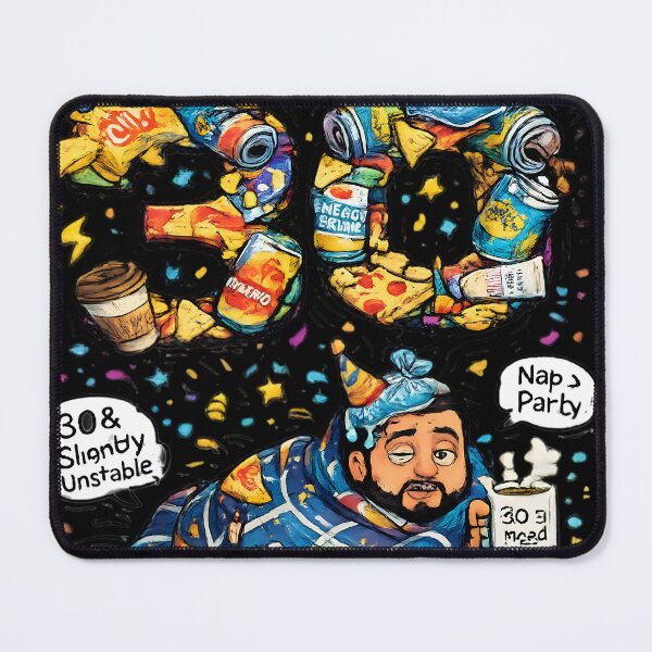 Item preview, Level 30 Unlocked – Funny 30th Birthday Gaming Party Design for Men designed and sold by LineLoo.