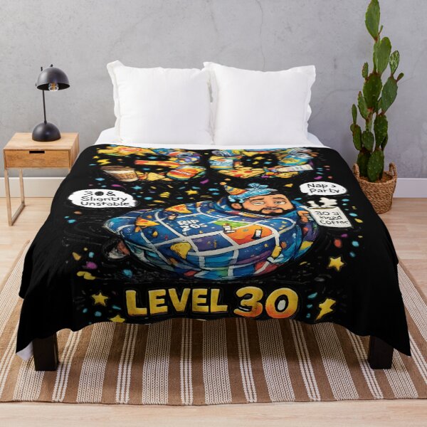 Item preview, Level 30 Unlocked – Funny 30th Birthday Gaming Party Design for Men designed and sold by LineLoo.