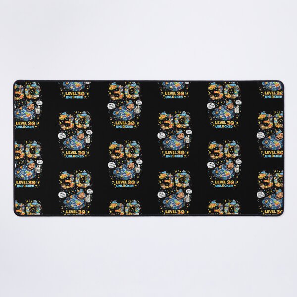 Item preview, Level 30 Unlocked – Funny 30th Birthday Gaming Party Design for Men designed and sold by LineLoo.