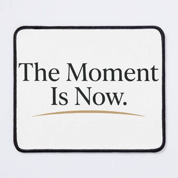 Item preview, The Moment Is Now Minimalist Typography Motivation designed and sold by FunFitLife Studio.