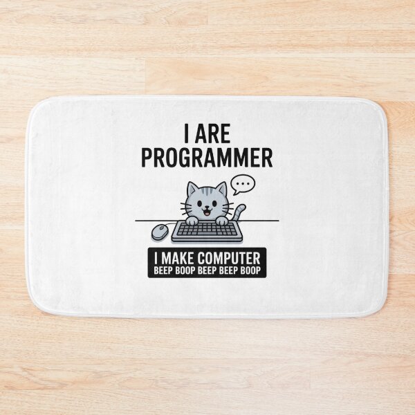 Item preview, Cat Programmer designed and sold by Mateusz Majcherek.