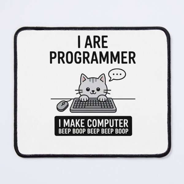 Item preview, Cat Programmer designed and sold by Mateusz Majcherek.