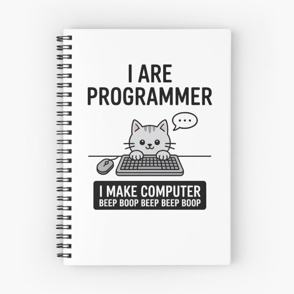 Item preview, Cat Programmer designed and sold by Mateusz Majcherek.
