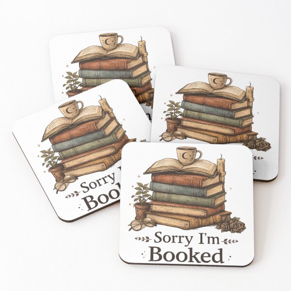 Item preview, Sorry I’m Booked – Cozy Book Stack Introvert Reading Design designed and sold by carolinkaau.