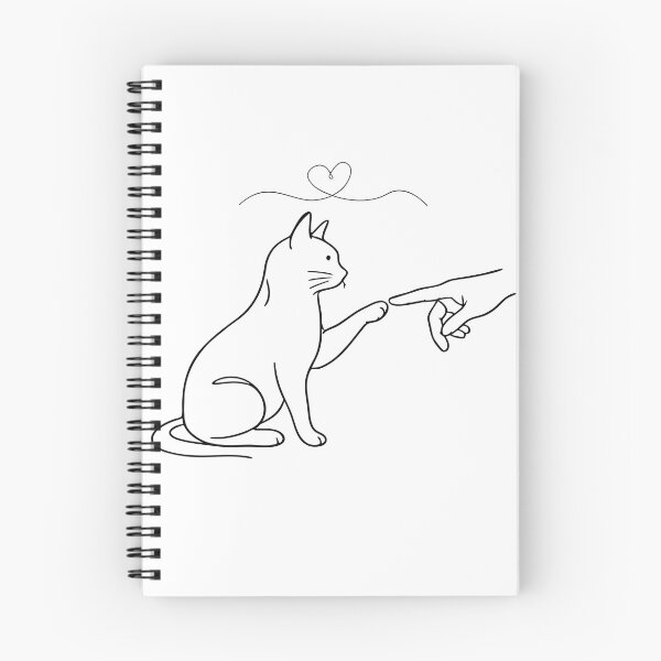 Item preview, Minimalist Cat Touch Line Art T-Shirt – Cute Paw & Human Finger Connection, Funny Cat Lover Gift, Boho Aesthetic Pet Shirt designed and sold by ArtiFize Store.