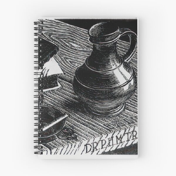 Item preview, Bookplate, Dr. P.H.M. Travaglino   1940 - Maurits Cornelis Escher  designed and sold by nebelimr.