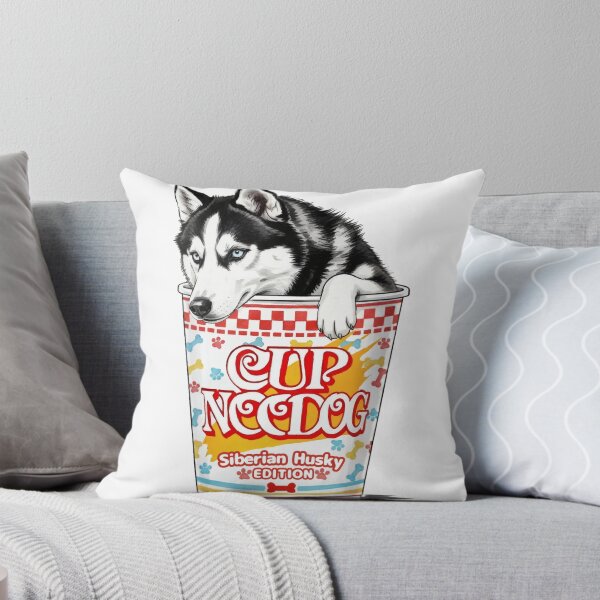 Item preview, CUP NOODOG: Siberian Husky Edition Blue Eyes Dog Gift designed and sold by Animal Xeno Circus.
