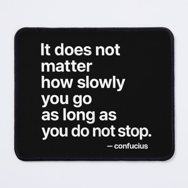 Item preview, Keep Moving – Confucius Minimalist (White Font) designed and sold by TshirtsLabs.