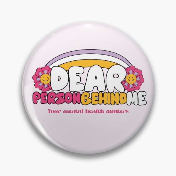 Item preview, Retro Dear Person Behind Me: Your Mental Health Matters Graphic designed and sold by Bold & Brewed.