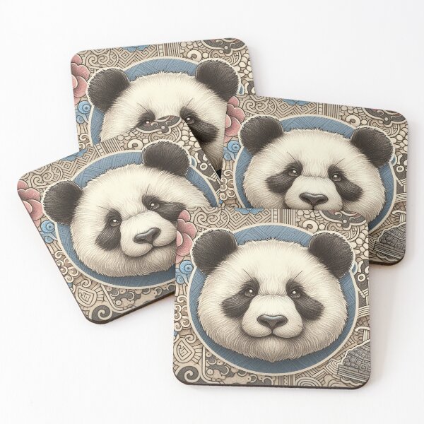 Item preview, Abstract Panda of Soft Shapes designed and sold by Vanich-Panich.