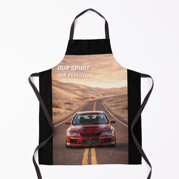 Item preview, Red Mitsubishi Evo 9 poster OUR SPIRIT OUR EVOLUTION designed and sold by TheMitsuGuy.