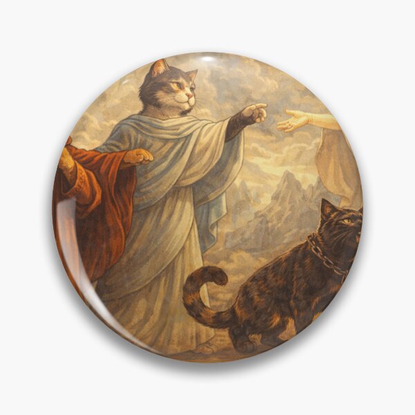 Item preview, Dreamlike Feline Divine Comedy – Neoclassical Theater Cats designed and sold by MeowMoodArt.