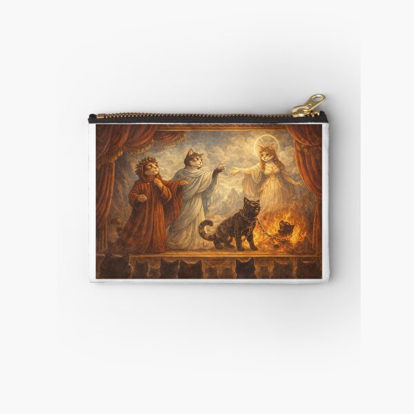 Item preview, Dreamlike Feline Divine Comedy – Neoclassical Theater Cats designed and sold by MeowMoodArt.