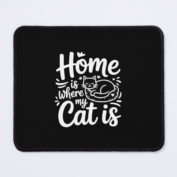 Item preview, Home Is Where My Cat Is designed and sold by theartfulaspie.