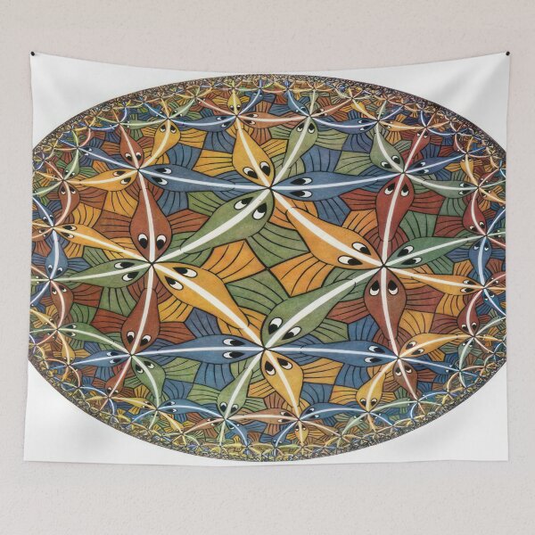 Item preview, Circle Limit III   1959; Netherlands - Maurits Cornelis Escher  designed and sold by nebelimr.