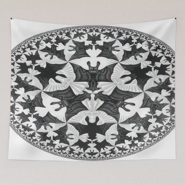 Item preview, Circle Limit IV   1960 - Maurits Cornelis Escher  designed and sold by nebelimr.