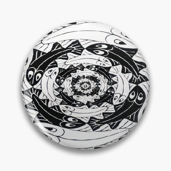 Item preview, Circular Fish   1956 - Maurits Cornelis Escher  designed and sold by nebelimr.